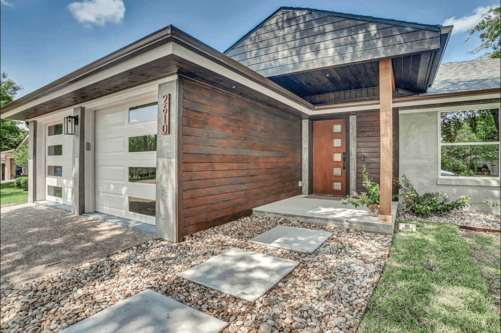 Home exterior in Allandale, Austin, Texas