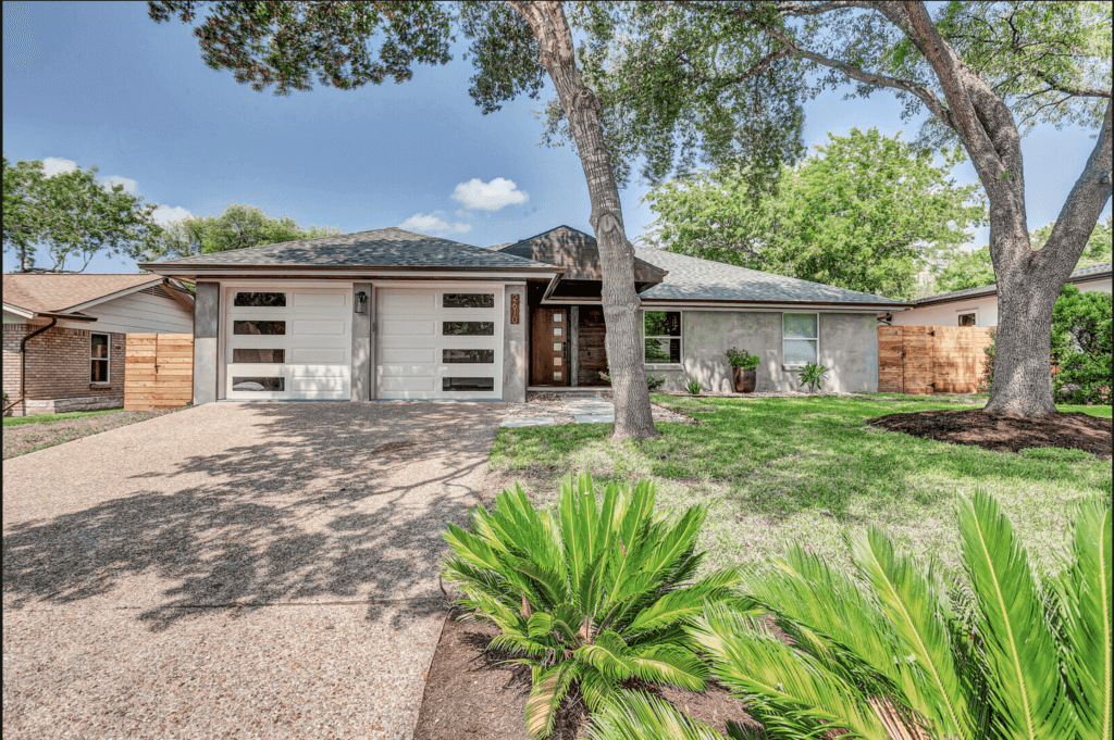 Home exterior in Allandale, Austin, Texas