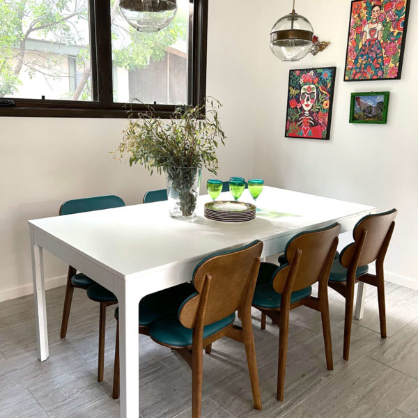 Dining room in Bouldin Creek Airbnb in South Austin, Texas