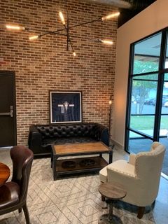 Seating area in DC Law office in North Austin